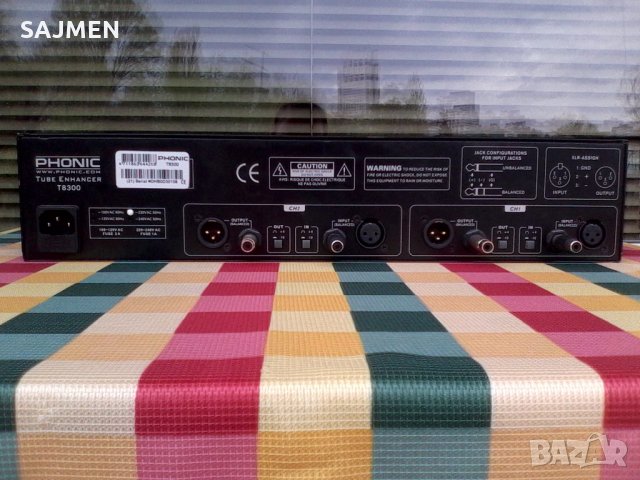 Phonic T8300 Tube Enhancer лампов предусилвател , снимка 10 - Декове - 25040622