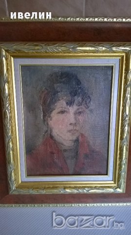 картина-стар женски портрет, снимка 3 - Картини - 12982443