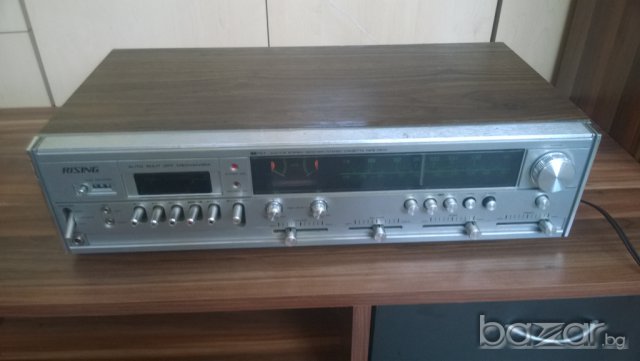 rising str-303-ic fet am/fm stereo receiver/cassette tape deck-54см..., снимка 5 - Ресийвъри, усилватели, смесителни пултове - 7711154