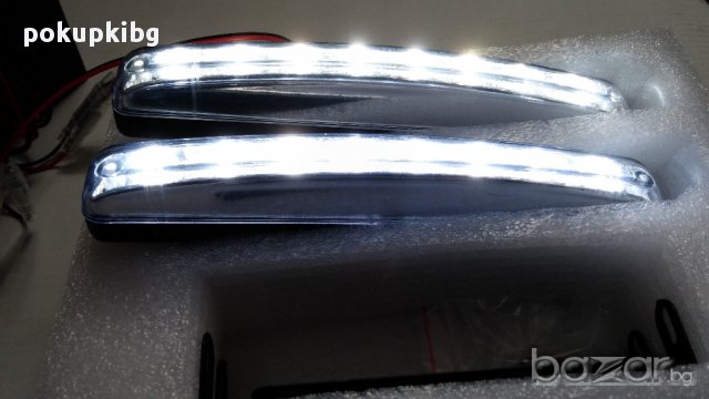 E4 Сертификат 2 x 8 Led лед Drl Дневни Светлини, Размери: 16см x 2см/led Drl Daytime, снимка 16 - Аксесоари и консумативи - 8699729