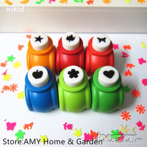 перфоратор пънч уред за рязане декориране декорация формички дупки Scrapbook, снимка 5 - Други - 15676867