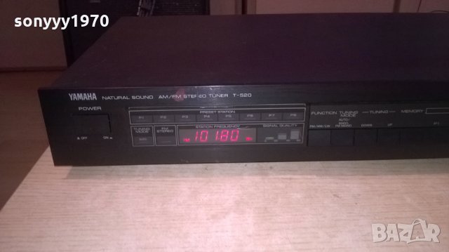 yamaha t-520 stereo tuner-made in japan-swiss, снимка 7 - Ресийвъри, усилватели, смесителни пултове - 24318453