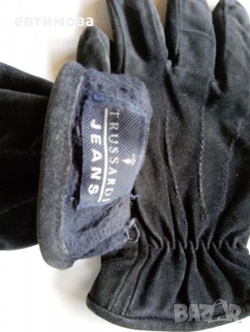 Ръкавици кожа, Trussardi Jeans., снимка 2 - Шапки - 23590724