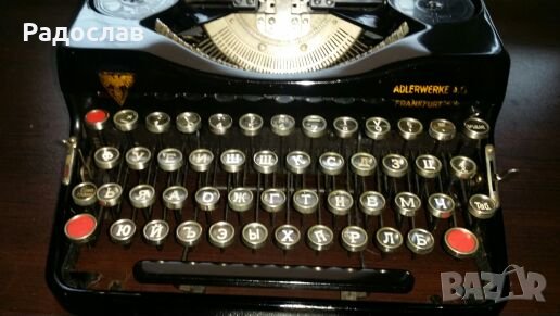 Пишеща машина ADLER, снимка 4 - Антикварни и старинни предмети - 23583234