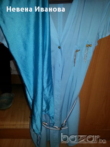 Дамска риза туника с къс ръкав и клин, снимка 4 - Ризи - 15007821