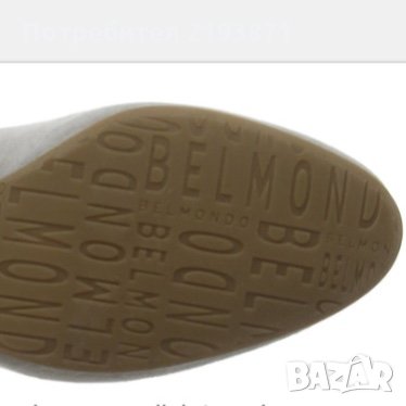 Естествена кожа велур сиви боти Belmondo номер 40-41 , снимка 5 - Дамски боти - 24576001