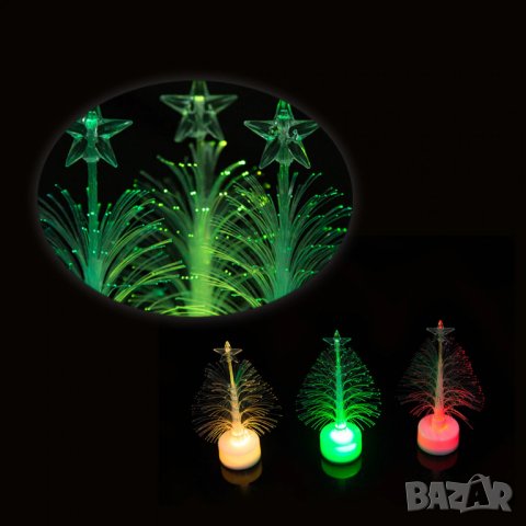 ПРОМО-Коледни LED Елхички светещи в различни цветове, снимка 3 - Коледни подаръци - 22523286