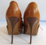 Обувки от естествена кожа на висок ток, снимка 4