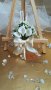 Сватбена бутониера за ревер Палома, снимка 1 - Сватбени аксесоари - 21060841