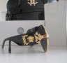 Налични Versace VE2150 black gold слънчеви очила UV 400 защита реплика, снимка 10