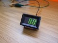 Цифров мини панелен волтметър DC 0-100v за кола камион каравана мотор, снимка 5