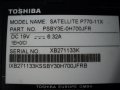 Toshiba Satellite – P770-11X   , снимка 5