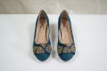 Сини обувки на ток марка Gal-latea in Red, снимка 1 - Дамски ежедневни обувки - 21079289