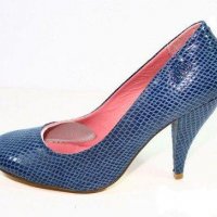 FORNARINA-нови сини обувки Форнарина-39 номер , снимка 2 - Дамски обувки на ток - 19705918