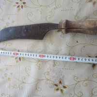 Стар немски сатър мачете нож брадва 19 век, снимка 1 - Колекции - 25591581