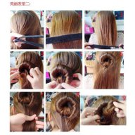 Аксесоари за коса Hairagami Bun Tail, снимка 3 - Аксесоари за коса - 8354163
