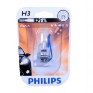 Халогенна лампа Philips H3 +30 Vizion 12 V / 55 W, снимка 2 - Аксесоари и консумативи - 13659712