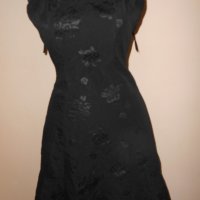 Черна къса рокля " Elizabeth ", снимка 4 - Рокли - 21723081