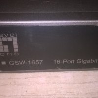 levelone gsw-1657 16 port gigabit ethernet switch, снимка 2 - Суичове - 25722864