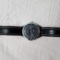 Мъжки стилен часовник TENSITY с черна кожена каишка, снимка 5 - Мъжки - 21534219