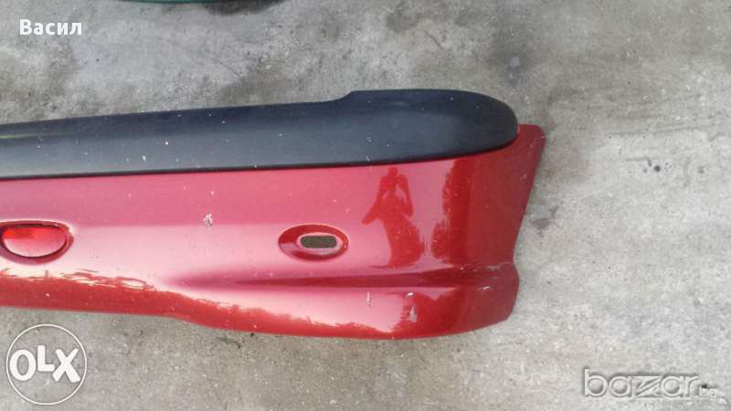 Задна броня за Peugeot 206 CC цвят Бордо, снимка 1