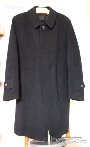 Елегантно черно палто, снимка 1