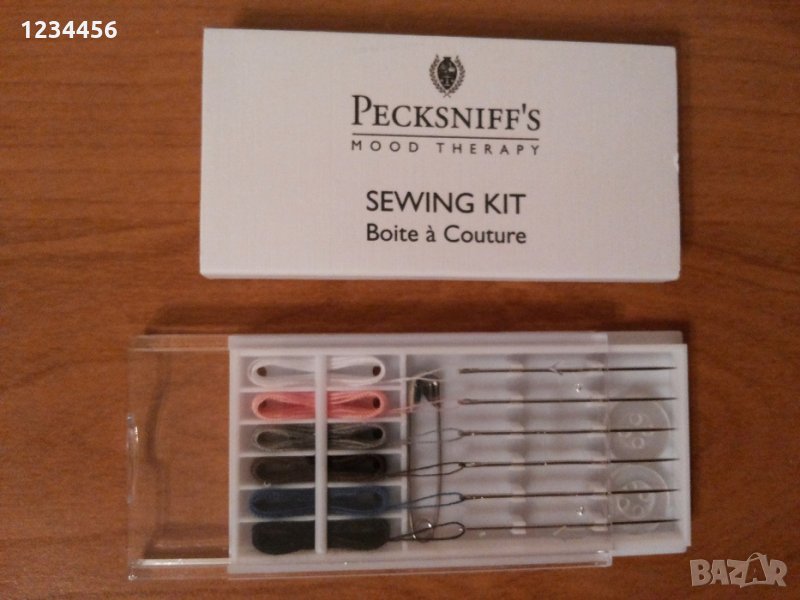 Нови комплекти игленици в луксозни кутии от Западна Европа. Комплекти 7 игли с разноцветни конци в з, снимка 1