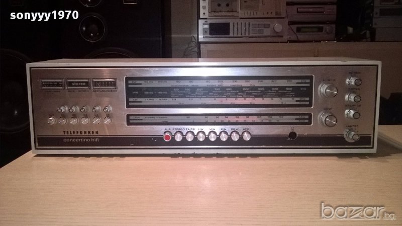 Telefunken concertino 201v-stereo receiver-внос швеицария, снимка 1