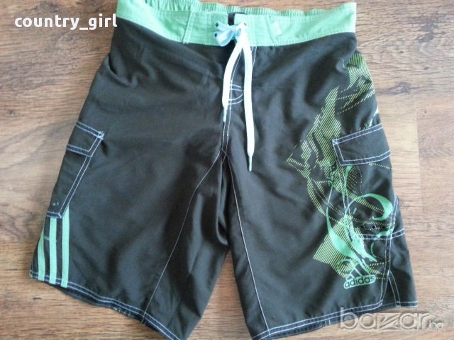 Adidas - мъжки шорти тип бански, 100% оригинал, отлично състояние,, снимка 5 - Бански - 14688197