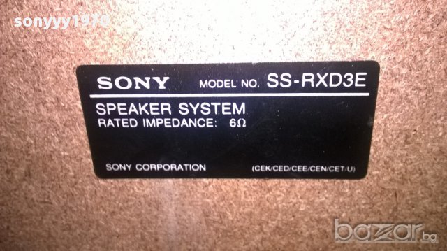 Sony ss-rxd3e/6ohms-32/25/22см-внос швеицария, снимка 13 - Тонколони - 16387008