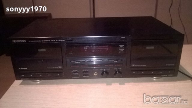 kenwood kx-w6030 made in japan-внос швеицария, снимка 5 - Ресийвъри, усилватели, смесителни пултове - 18763908