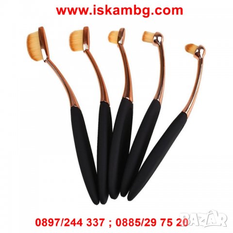 Овални четки за грим Mac - 5бр и 10бр. - код 1575, снимка 10 - Други - 26176809