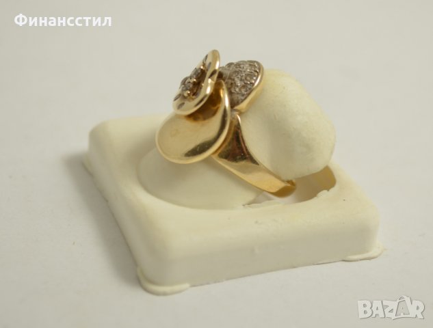 *златен пръстен 43561-5, снимка 2 - Пръстени - 23694704