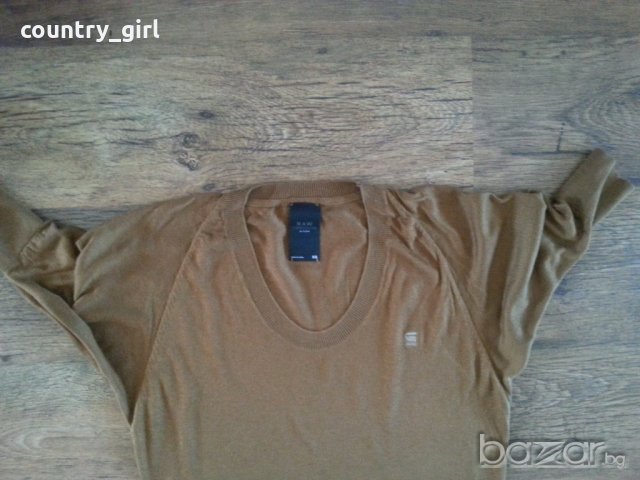 g-star elelisa knit - страхотна  дамска блуза, снимка 4 - Блузи с дълъг ръкав и пуловери - 21405802