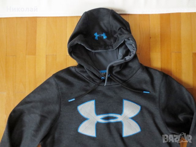 Under Armour Big Logo Fleece Hoodie, снимка 3 - Суичъри - 25116144