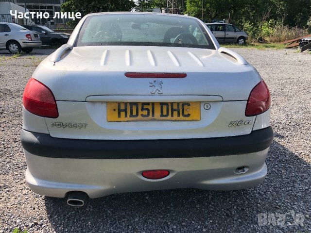 Peugeot 206 cc 2.0 16v на части, снимка 6 - Автомобили и джипове - 21783013