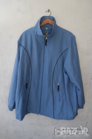 Longbeach ® дамско синьо яке с качулка , снимка 1 - Якета - 21721141