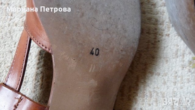 Испански кожени сандали №40, снимка 2 - Сандали - 21761587