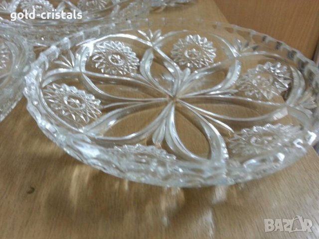 кристални чинии, снимка 3 - Антикварни и старинни предмети - 22287046