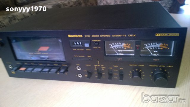sankyo std-2000 stereo cassette deck-made in japan-9.2 кг-внос швеицария