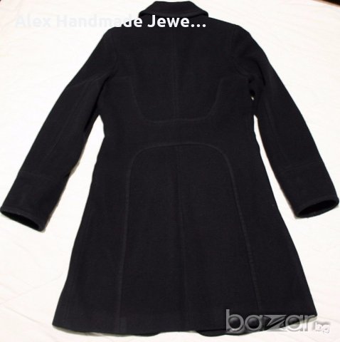 Черно вталено палто Inwere, снимка 5 - Палта, манта - 19509877