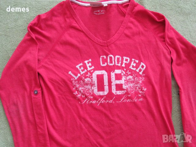 Блуза LEE COOPER  номер 12/М, цвят корал, снимка 3 - Блузи с дълъг ръкав и пуловери - 24365604