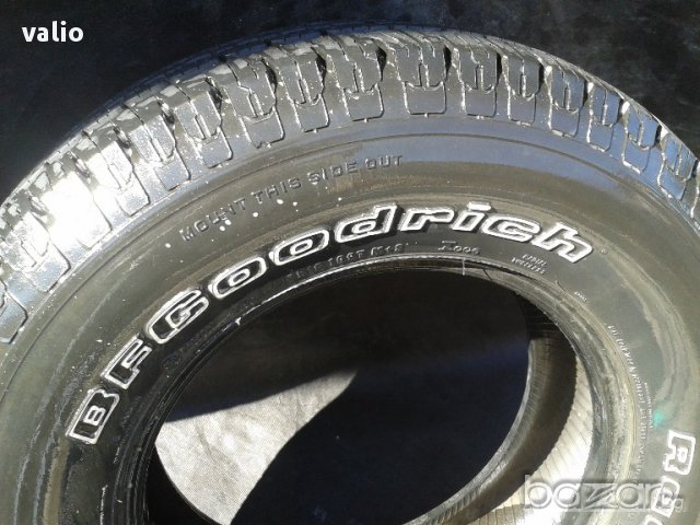  ЛЯТНА 255/70/16 BF GOODRICH, снимка 5 - Гуми и джанти - 17814033