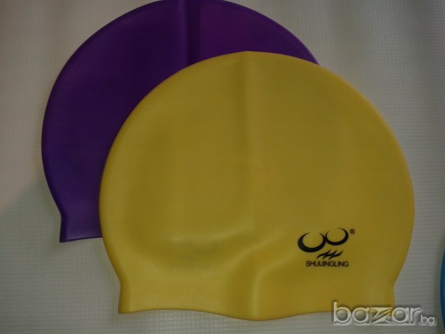 Детски плувни  шапки, силиконови, шапка за плуване , снимка 1 - Шапки, шалове и ръкавици - 9635293