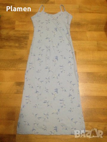 дълга синя рокля , снимка 1 - Рокли - 25757958