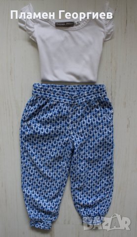 Летен панталон H&M, снимка 1 - Панталони и долнища за бебе - 25200287