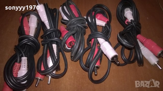 кабели за аудио-5бр чинчове-внос швеицария, снимка 2 - Други - 23010766