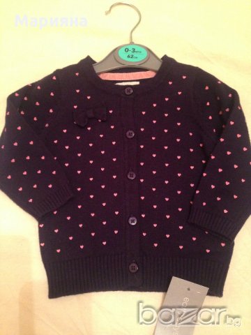 жилетка за момиче 0-3мес., снимка 3 - Жилетки и елечета за бебе - 21045883