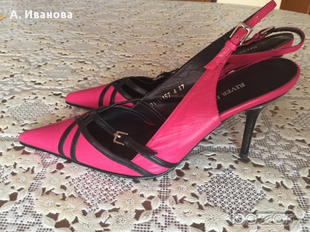 Дамски обувки естествена кожа, снимка 2 - Дамски обувки на ток - 15835950