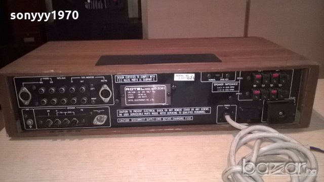 rotel-receiver-ретро красавец-внос англия, снимка 13 - Ресийвъри, усилватели, смесителни пултове - 19121625